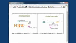 LabVIEW  lire format tableur 77 [upl. by Chemar]