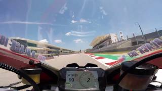 Onboard  Ducati Panigale V4 Superbike COTA [upl. by Adanar420]