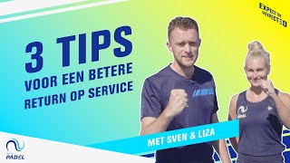 Zo speel jij de PERFECTE RETURN op service  KNLTB Padel [upl. by Alyat299]