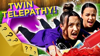 Dont Choose the Wrong Slide Twin Telepathy Challenge  Mystery Twin Bin w The Merrell Twins [upl. by Dloniger852]