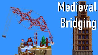 Making a FullyAutomatic Trebuchet in Poly Bridge 3 [upl. by Anitsugua]