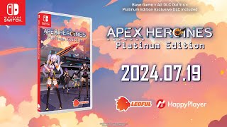 Apex Heroines Platinum Edition  Game Trailer Nintendo Switch [upl. by Muraida]