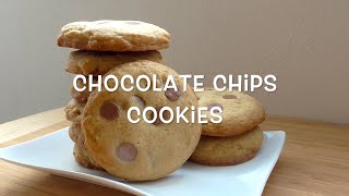 how to make chocolate chips cookies  resep kukis coklat chip [upl. by Fenner848]