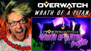 OVERWATCH REINHARDT SONG Wrath Of A Titan REACTION  BEAST MODE [upl. by Vladamar]