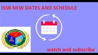 New Schedule of ISSB  ISSB New Dates  ISSB [upl. by Orville]