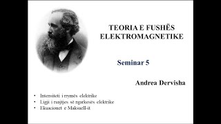 Teoria e Fushës Elektromagetike Seminar 5 [upl. by Nired]