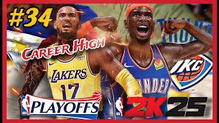 NBA 2K25 My Career EP34 Unang Pinoy naka 50 points sa NBA [upl. by Cacia184]