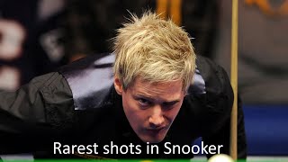 Top 10 rarest shots in Snooker history [upl. by Anatola]