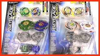 DOUBLE PACK UNBOXING x2 DRACIEL S amp DRANZER F  DRIGER S amp DRAGOON F  Beyblade Burst Evolution [upl. by Roanna239]