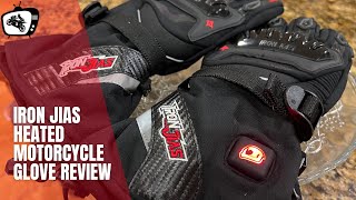 IRONJIAS HEATED Motorcycle Gloves Get ready for winter riding Full review [upl. by Acinoreb]