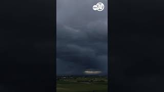 Drone captures epic cloudtoground lighting strikes Fresno County California [upl. by Rafiq]