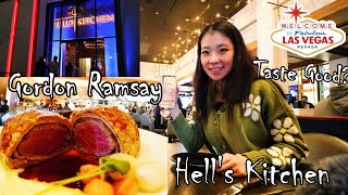 GORDON RAMSAY HELLS KITCHEN Las Vegas Caesars Palace Best Food in Vegas [upl. by Kingdon51]