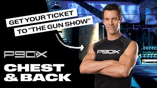 Free P90X Workout  Chest amp Back with Tony Horton [upl. by Acinnor]