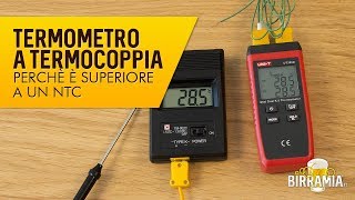 Termometro a termocoppia perchè è superiore a un NTC 🍺 [upl. by Aidole]