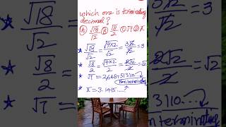 identification of terminating decimals among all non terminating non recurring decimals MBSZ1 hit [upl. by Scevo52]