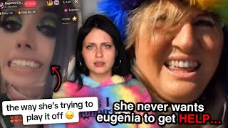 Eugenia Cooneys Mom Doesnt Want Her To Get Better [upl. by Akeenat]