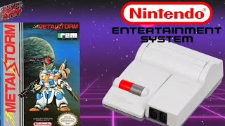 Metal Storm  Rare and Expensive Nintendo NES Gameplay [upl. by Bohner]