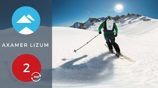 Axamer Lizum  Innsbruck Austria  Red 2  360 AR  Piste View [upl. by Cayser]