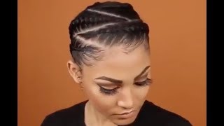 6 Super Cute Hairstyles For Black Women Featuring Cornrows [upl. by Urion271]