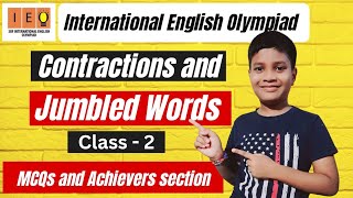 International English Olympiad  C13 Contractions and Jumbled Words  Class2  Practice Questions [upl. by Alexandros249]