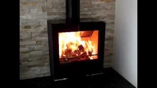 Stovax Riva Vision Medium multi fuel amp wood burner stove [upl. by Dylan]