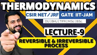 Thermodynamics Lec9 Reversible and Irreversible process  CSIRNETJRF GATE chemistry IITJAM [upl. by Erastus]