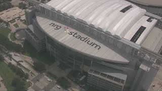 Theres a hole in the NRG Stadium roof but concerts will go on rain or shine [upl. by Yellat]