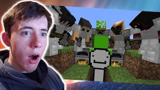 REACTION To Dream Minecraft Speedrunner VS 5 Hunters FINALE REMATCH [upl. by Arutak816]