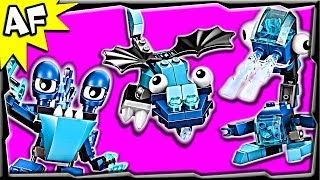 Lego Mixels FROSTICONS Series 2 Slumbo Lunk amp Flurr 41509 41510 41511 Animated Building Review [upl. by Seuguh]