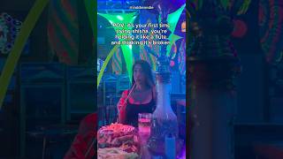 First time trying shisha travel boracay philippines travelvlog solotravel traveling [upl. by Alemak]