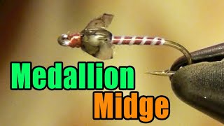 Medallion Midge Fly Tying  Best Realistic Midge Pupa  Pat Dorsey Fly Pattern [upl. by Koo693]