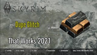 EASY Skyrim Duplication Glitch That Works  2022 [upl. by Redford698]