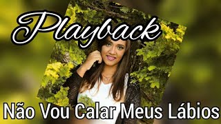 Não Vou Calar Meus Lábios  Playback  Jéssica Braga Feat Fael Magalhães  Com Letra [upl. by Bluefield]