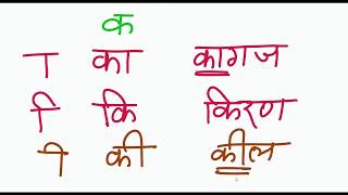 Hindi Matra Learning With Example UPDATED  हिन्दी के मात्रा सीखना [upl. by Winograd325]