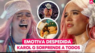 Karol G hace Historia Así Fue su Último Concierto Emotivas Palabras Tras Finalizar MSB Forever [upl. by Yelroc]