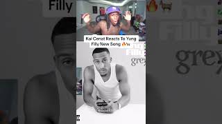 Kai Cenat reacts to Yung Fillys new song 😱 [upl. by Lalita]