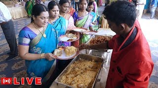 Indian Wedding Food  Unlimited Buffet  Street food planet Live Stream [upl. by Kaz]