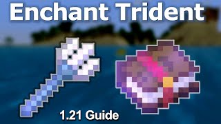 BEST TRIDENT ENCHANTMENTS Minecraft 121 BedrockJava  Trident Enchantment Guide [upl. by Converse]