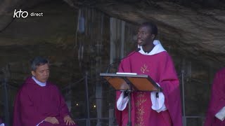 Messe de 10h à Lourdes du 18 mars 2024 [upl. by Lienhard]