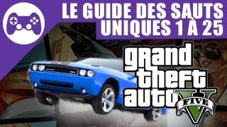 GTA V  Guide des sauts uniques 1 à 25 [upl. by Nosreme205]