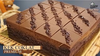 Kek Coklat Premium Viral  Kek Coklat Moist Kukus Paling Sedap  Kaya Dengan Rasa Coklat [upl. by Barclay]