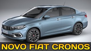 NOVA GERAÇÃO DO FIAT CRONOS VEM PARA O BRASIL ESSE ANO PARA COMPETIR COM ONIX PLUS e LOGAN [upl. by Liggett]