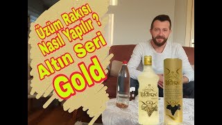 Evde Üzüm Rakısı Nasıl Yapılır  Altın Seri Rakı [upl. by Annis290]