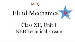 Fluid mechanicsUnit 1MCQ [upl. by Eldreeda]