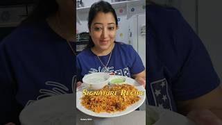 Meri Signature Recipe 😋  Chicken Dum Biryani  shorts viralshorts makingfood recipe america [upl. by Nata]