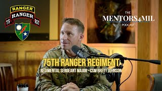 CSM Brett Johnson in 75th Ranger Regiment Exclusive [upl. by Kylynn]