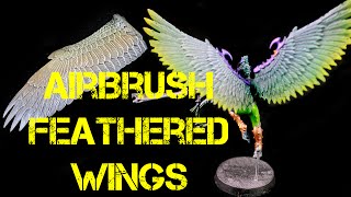 How to Airbrush Feathered Wings [upl. by Griffis]