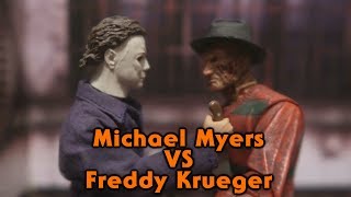 Michael Myers vs Freddy Krueger Stop Motion [upl. by Sparky356]