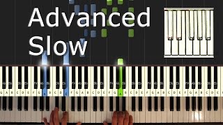 Beethoven  Moonlight Sonata  Piano Tutorial Easy SLOW  How To Play synthesia [upl. by Russell]