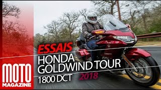 Essai Honda Goldwing 2018  moteur DCT 1800 ENGLISH SUBTITLES [upl. by Hanid]